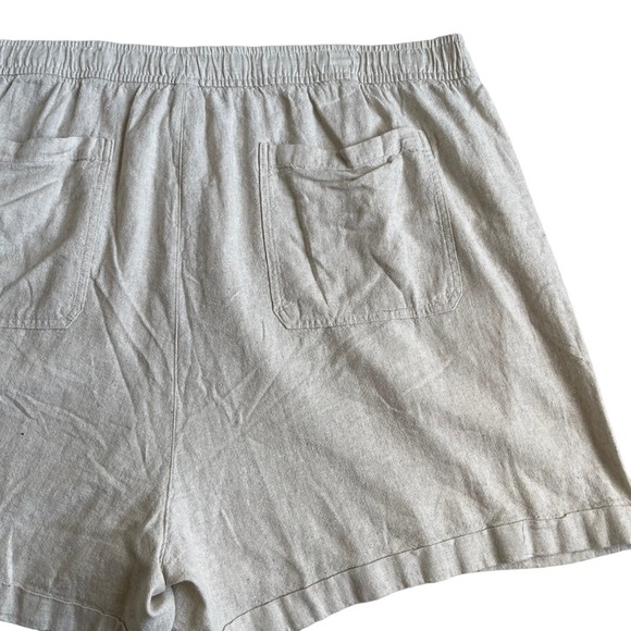 Old Navy Women’s High Waisted Linen Blend Utility Shorts Plus Size 4X Pull On - Picture 8 of 10
